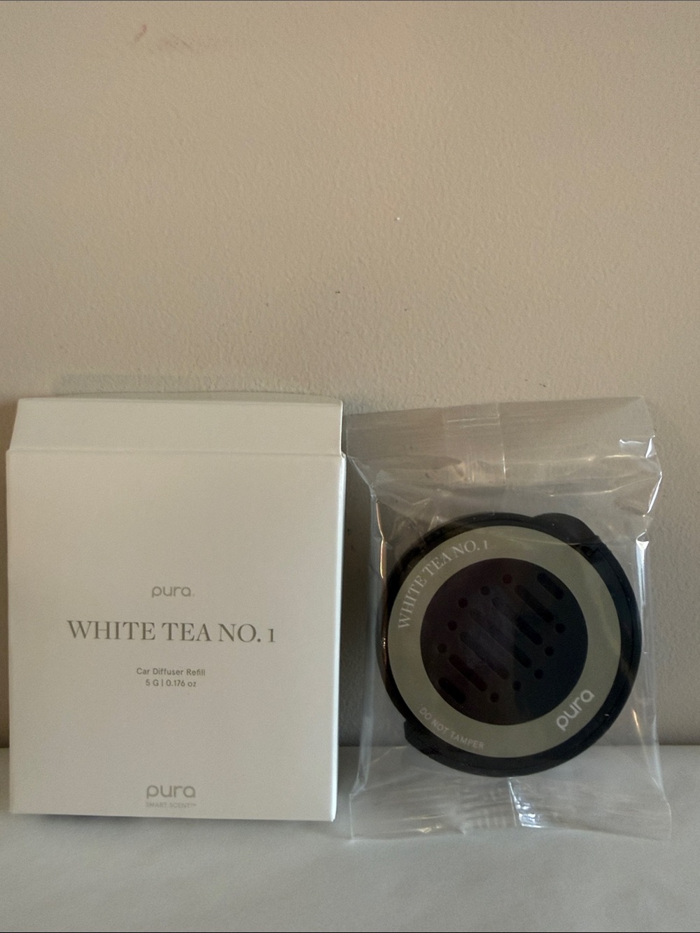 Pura Car Scent Refill - Fragrance for Pura Car Diffuser - White Tea No. 1